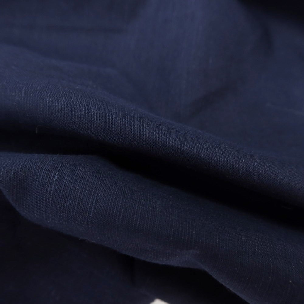 [Used] John Smedley Cotton Linen Pullover Shirt Navy [2 (M)] [Condition Rank B] ​​[Men&