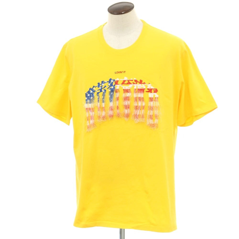 [Used] Doublet Cotton Crew Neck Short Sleeve T-Shirt Yellow [Size XL] [YEL] [S/S] [Condition Rank B] ​​[Men&