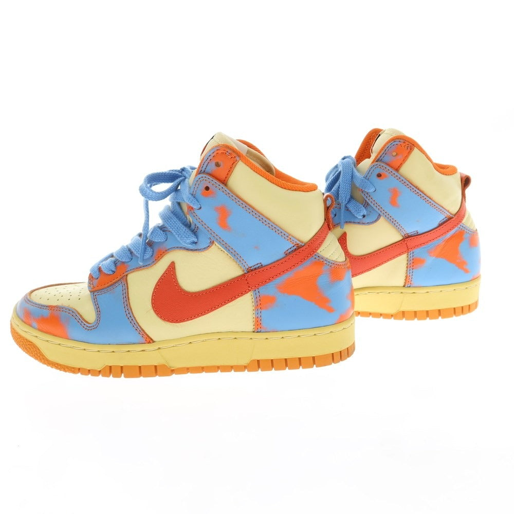 [Used] Nike NIKE DUNK HIGH 1985 SP sneakers Yellow beige x orange x blue [25cm] [Condition rank B] ​​[Men&