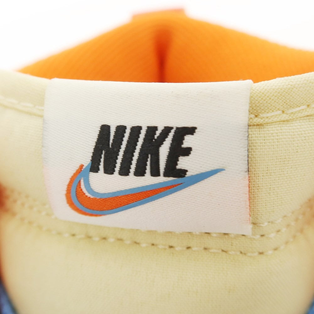 [Used] Nike NIKE DUNK HIGH 1985 SP sneakers Yellow beige x orange x blue [25cm] [Condition rank B] ​​[Men&