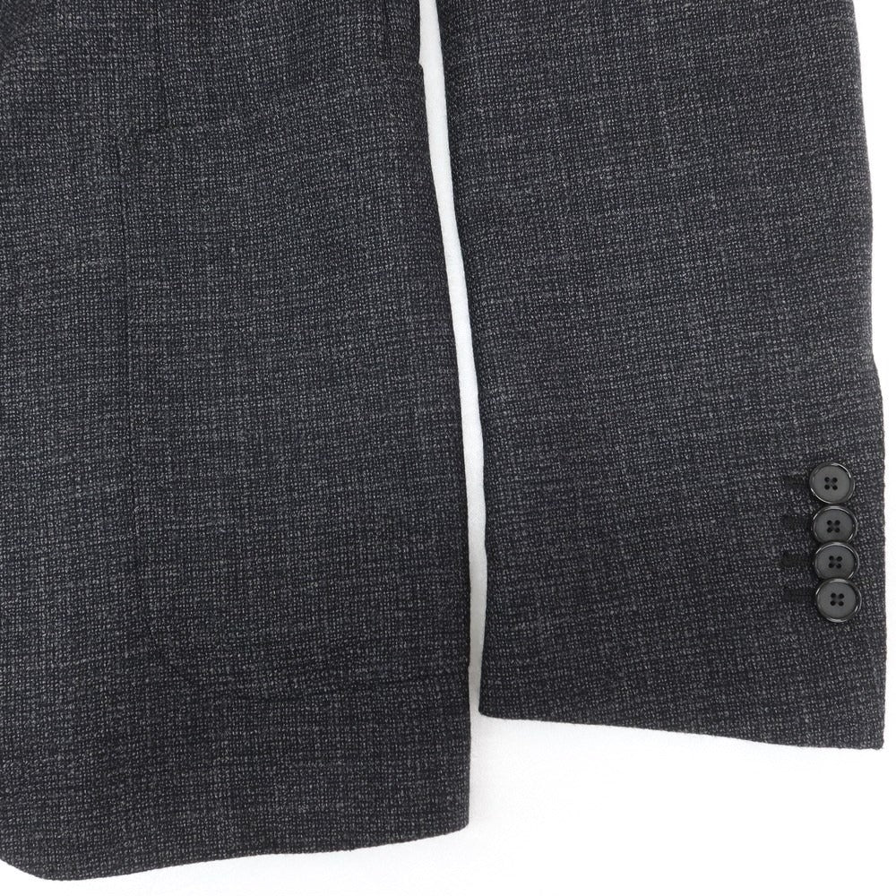 [Used] TAGLIATORE wool tailored jacket, black x grey [50] [Condition rank B] ​​[Men&