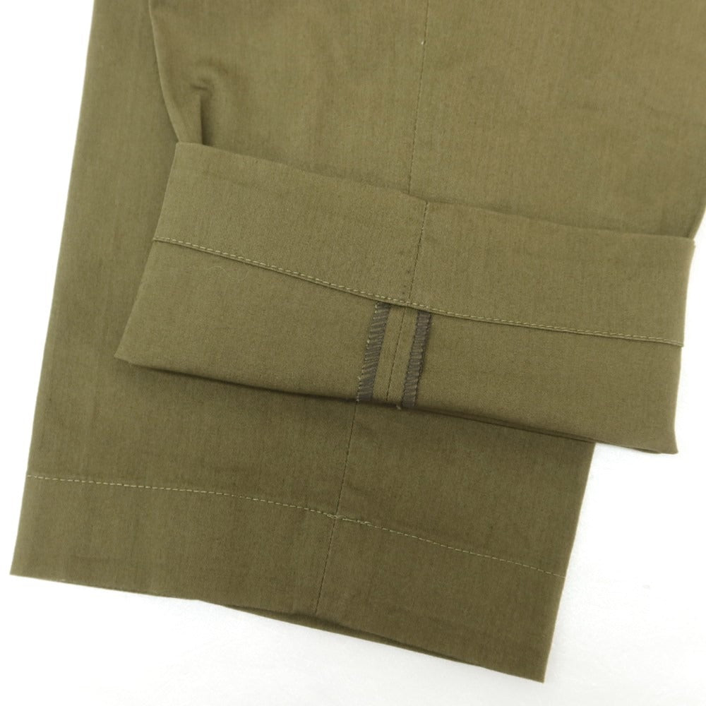 [Used] GERMANO Stretch Cotton Casual Slacks Pants Olive Green [48] [Condition Rank B] ​​[Men&