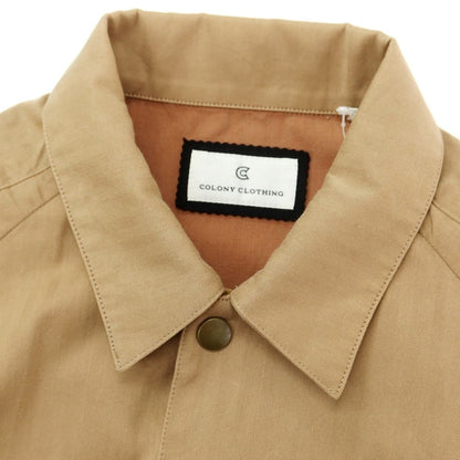 [Used] COLONY CLOTHING Cotton Herringbone Work Jacket Light Brown [44] [Condition Rank C] [Men&