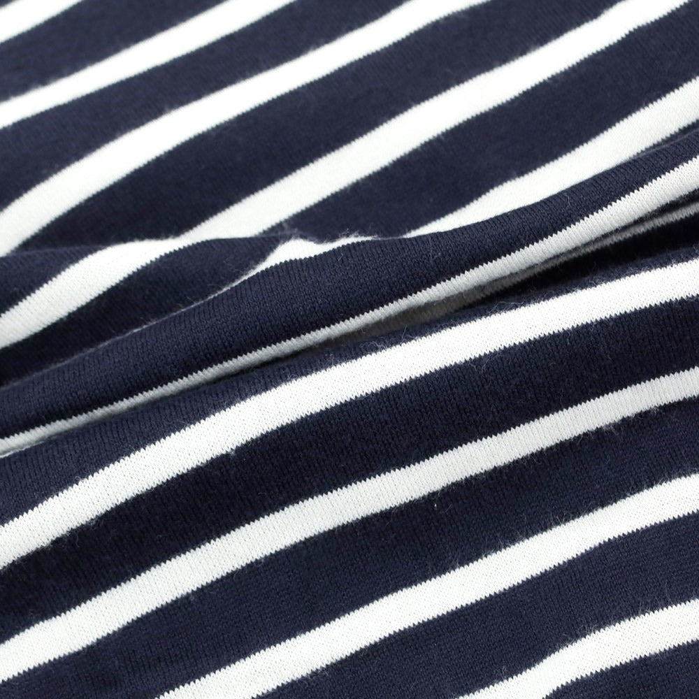 [Used] John Smedley Cotton Border Pullover Knit Navy x White [Size M] [NVY] [S/S] [Condition Rank C] [Men&