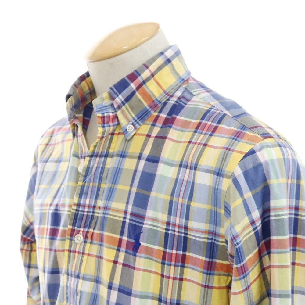 [Used] Ralph Lauren Cotton Check BD Shirt Multicolor [S] [Condition Rank B] ​​[Men&