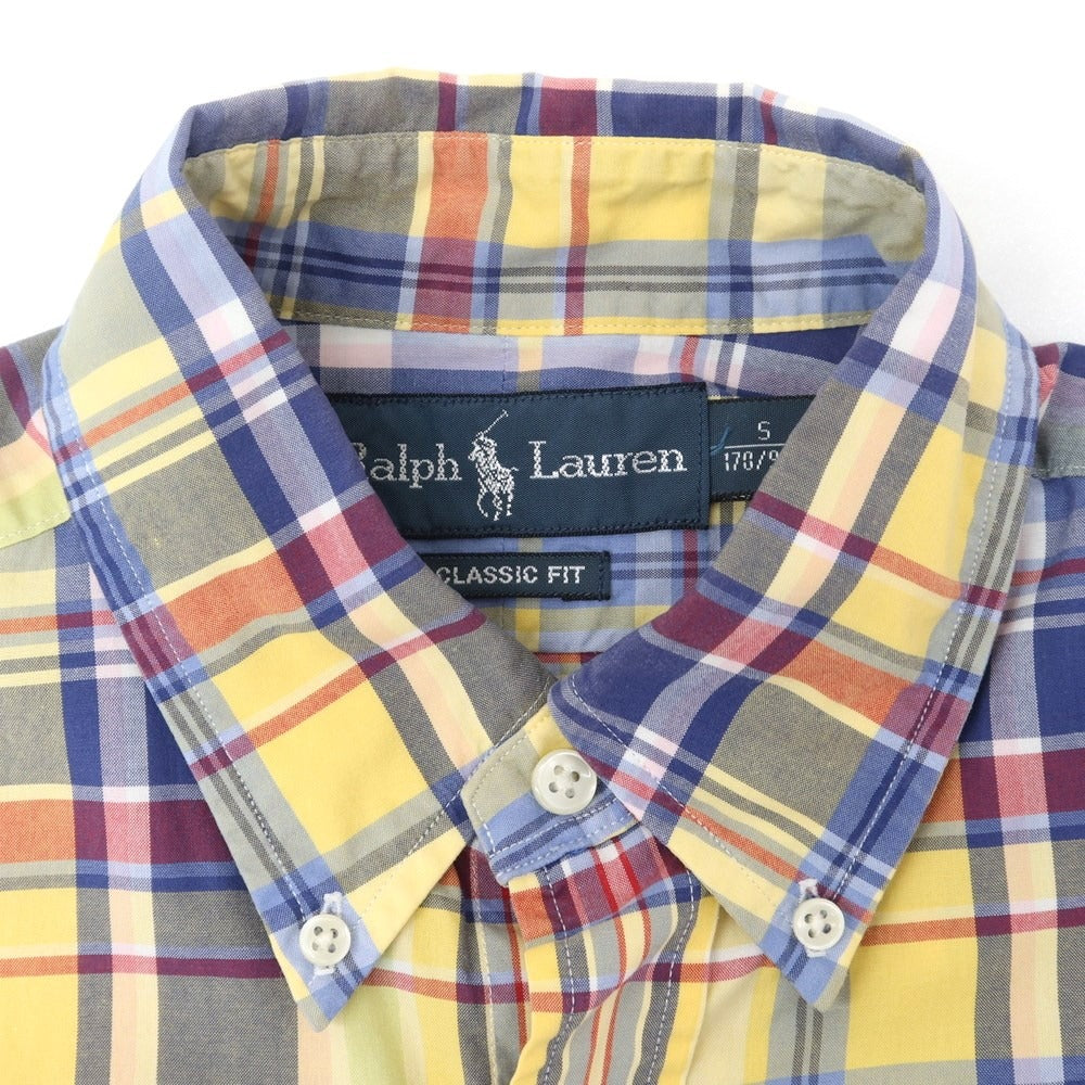 [Used] Ralph Lauren Cotton Check BD Shirt Multicolor [S] [Condition Rank B] ​​[Men&