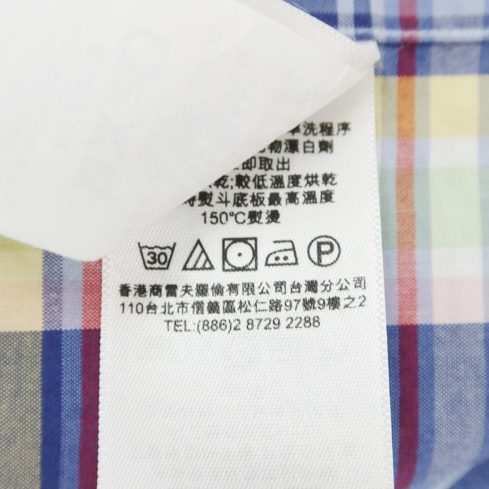 [Used] Ralph Lauren Cotton Check BD Shirt Multicolor [S] [Condition Rank B] ​​[Men&