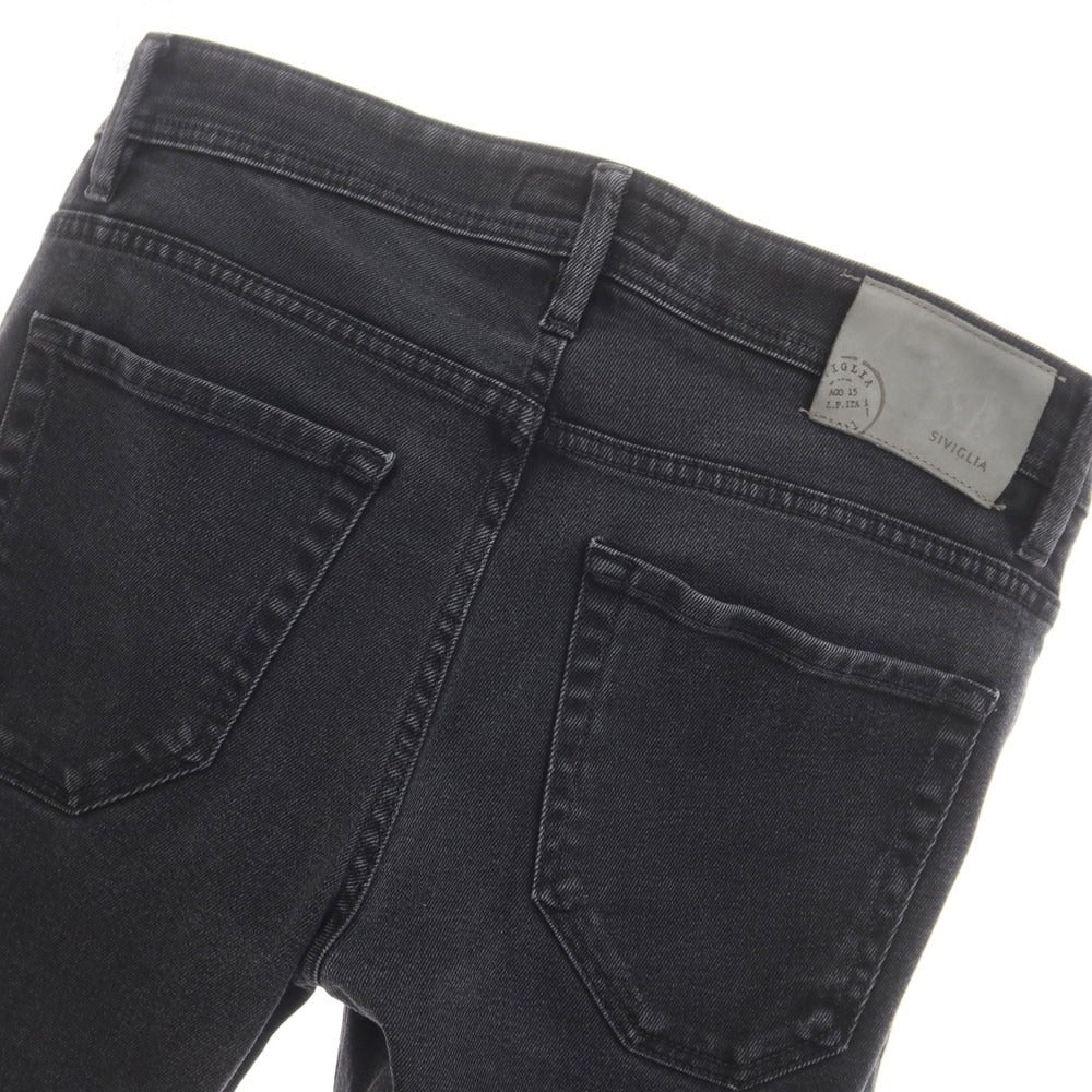 [Used] SIVIGLIA Stretch Denim Jeans Black (Dark Gray) [32] [Condition Rank B] ​​[Men&