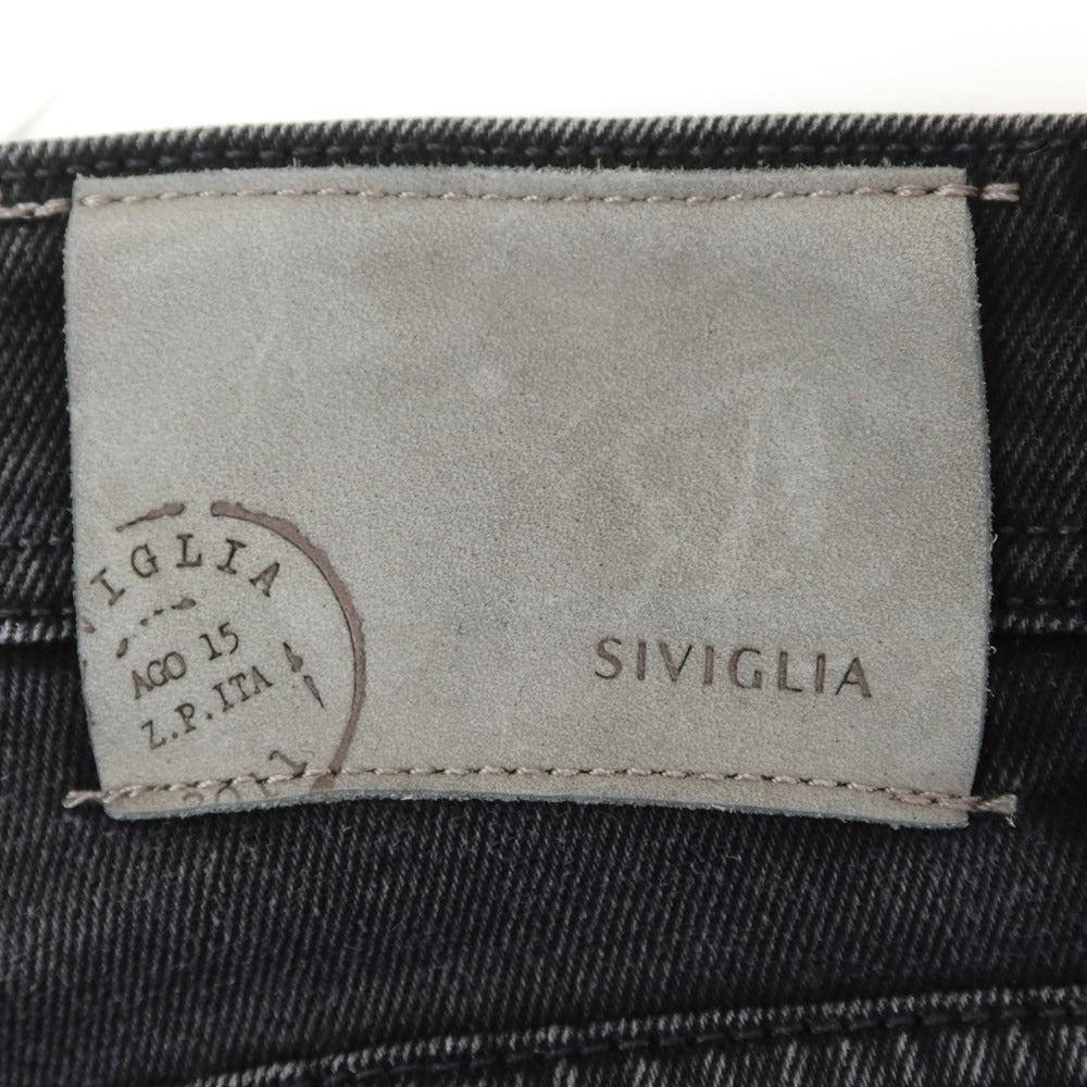 [Used] SIVIGLIA Stretch Denim Jeans Black (Dark Gray) [32] [Condition Rank B] ​​[Men&