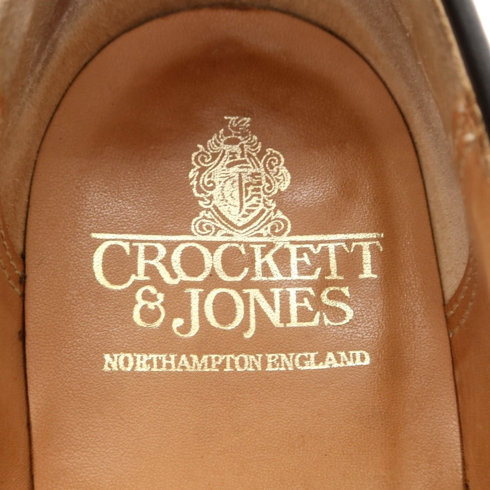 【中古】クロケットアンドジョーンズ CROCKETT&amp;JONES CAVENDISH 2 カーフレザー タッセルローファー ブラック【 7E 】【 状態ランクC 】【 メンズ 】