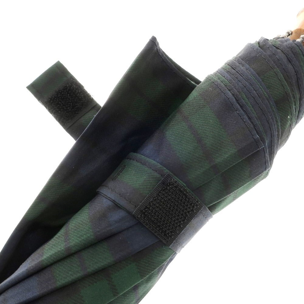 [Used] Fox Umbrellas FOX UMBRELLAS Bamboo Handle Folding Umbrella Navy x Green [Condition Rank B] ​​[Men&