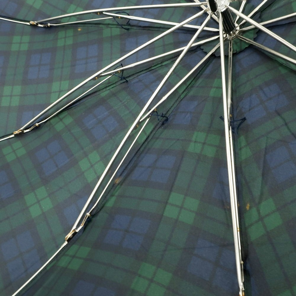 [Used] Fox Umbrellas FOX UMBRELLAS Bamboo Handle Folding Umbrella Navy x Green [Condition Rank B] ​​[Men&