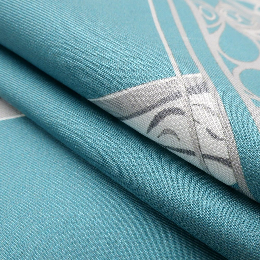 [Used] Kinloch Silk Pocket Square, Light Blue x White [Condition Rank B] ​​[Men&