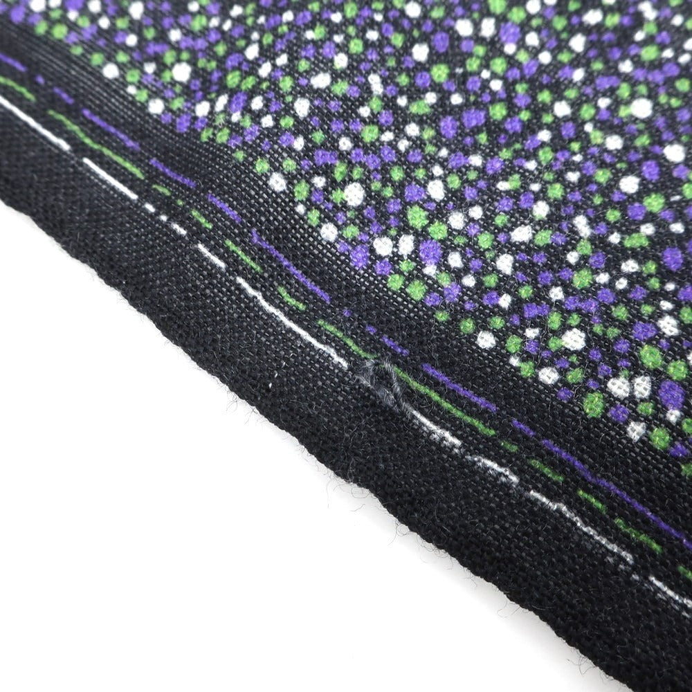 [Used] RODA Wool Silk Pocket Square Black x Purple [Condition Rank B] ​​[Men&