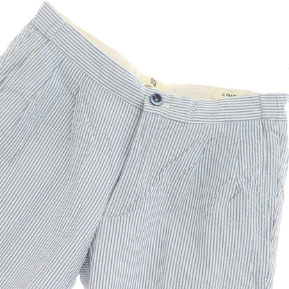 [Used] GTA Seersucker Cotton Shorts White x Blue [44] [Condition Rank B] ​​[Men&