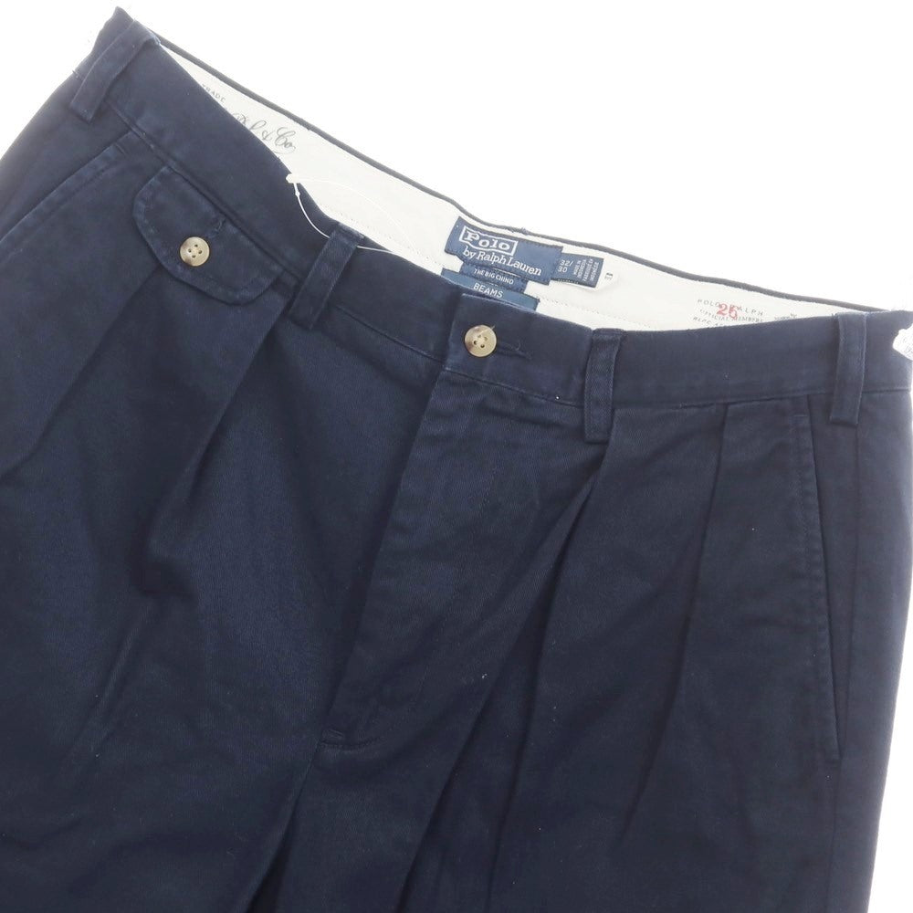 [Used] Polo Ralph Lauren BEAMS special order cotton chino pants navy [32] [Condition rank B] ​​[Men&