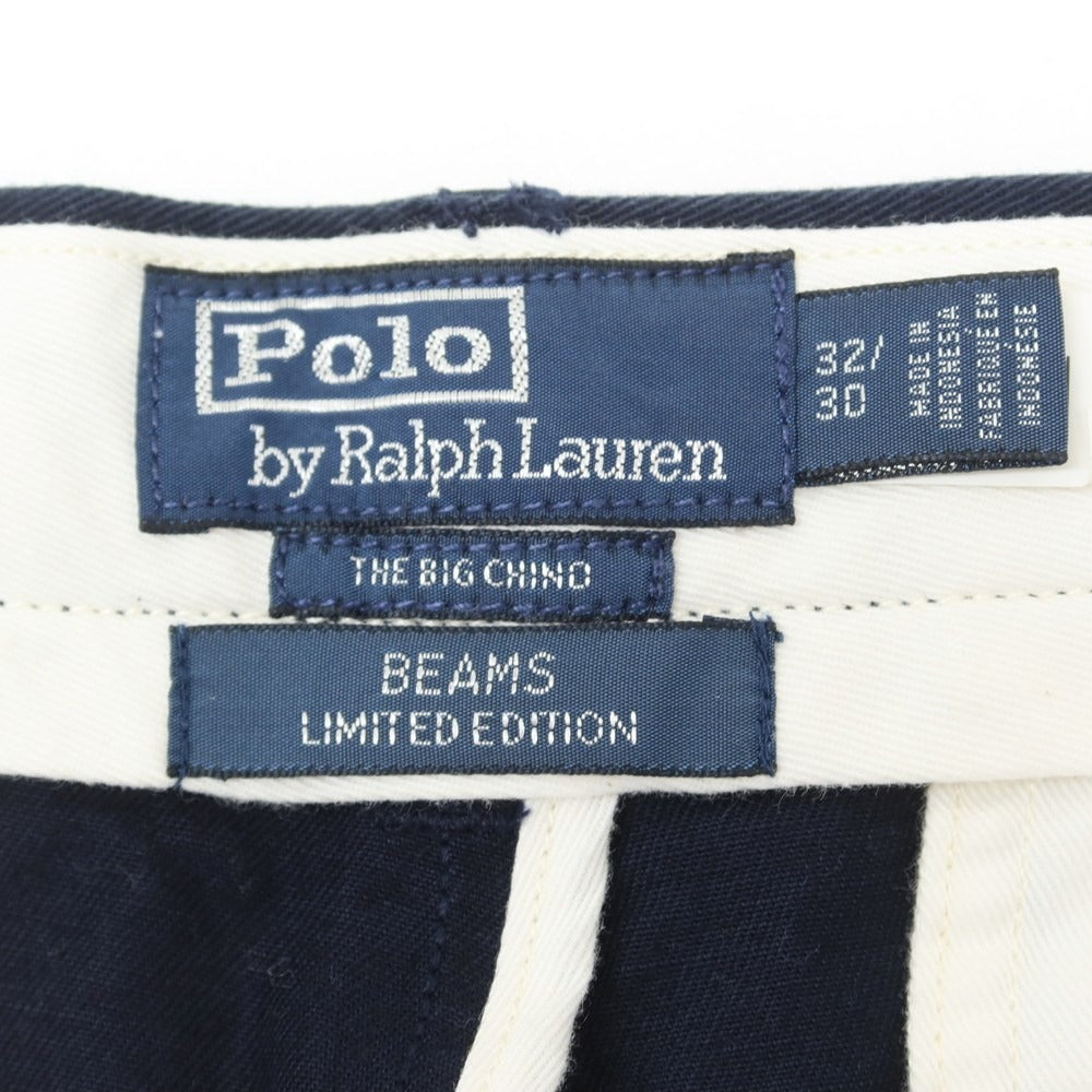 [Used] Polo Ralph Lauren BEAMS special order cotton chino pants navy [32] [Condition rank B] ​​[Men&