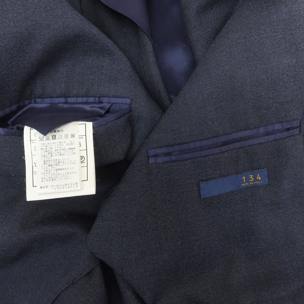 [Used] Makers Shirt Kamakura Stretch Polyester Wool Tailored Jacket Navy [46] [Condition Rank C] [Men&