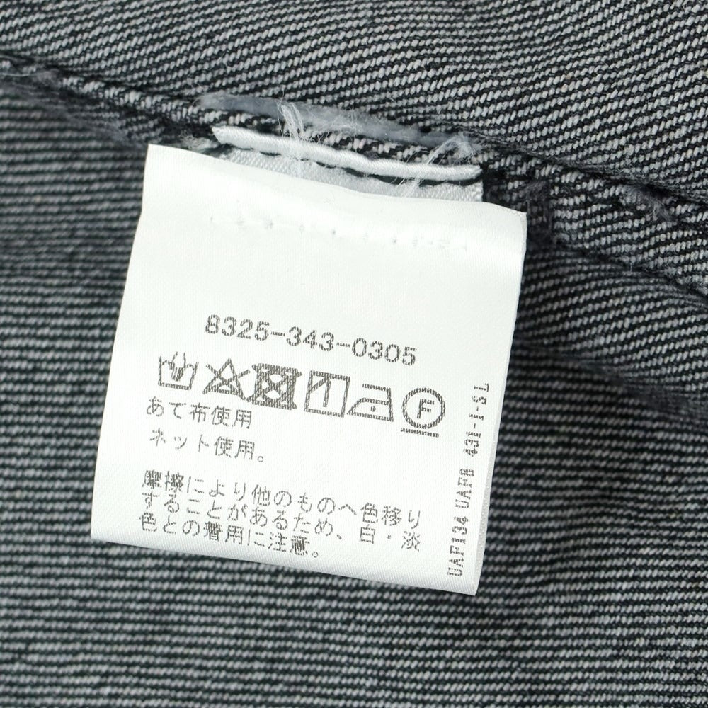 [Used] PLEASURES Denim Coach Jacket Blouson Black [M] [Condition Rank B] ​​[Men&