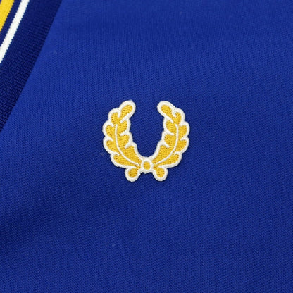 [Used] Fred Perry FRED PERRY Polyester Cardigan Blue x Yellow [Size M] [BLU] [S/S] [Condition Rank C] [Men&