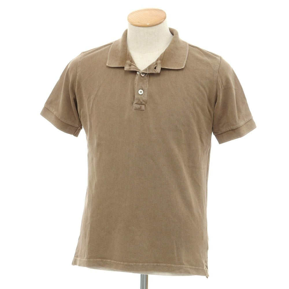 [Used] VERTO Cotton Pique Short Sleeve Polo Shirt Light Brown [Size S] [BRW] [S/S] [Condition Rank C] [Men&