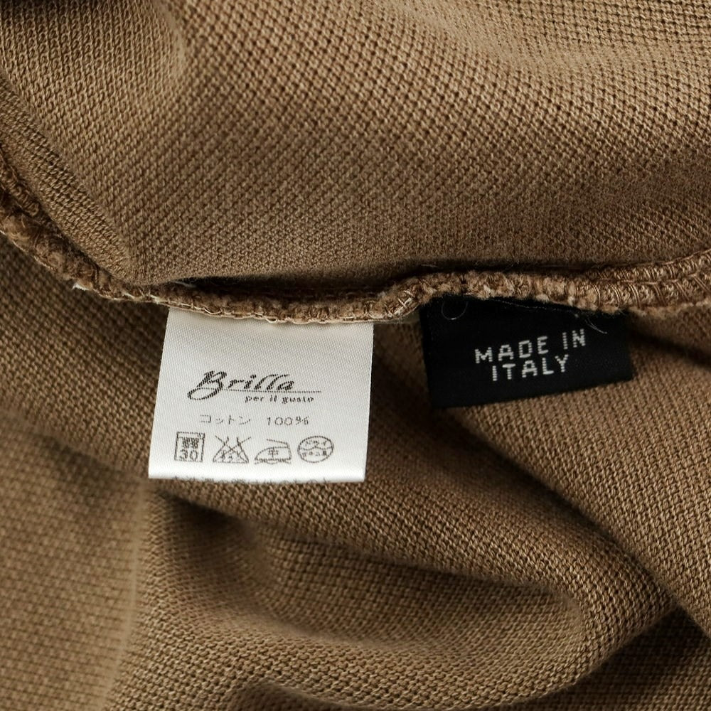 [Used] VERTO Cotton Pique Short Sleeve Polo Shirt Light Brown [Size S] [BRW] [S/S] [Condition Rank C] [Men&