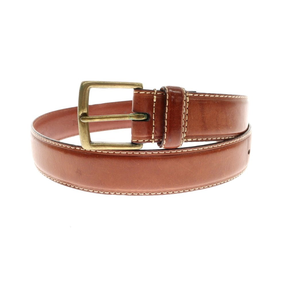 [Used] Polo Ralph Lauren Leather Belt Brown [32/80] [Condition Rank C] [Men&