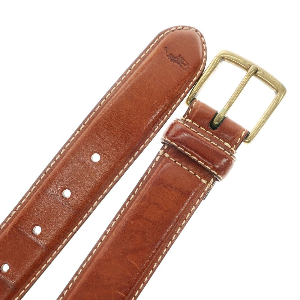 [Used] Polo Ralph Lauren Leather Belt Brown [32/80] [Condition Rank C] [Men&