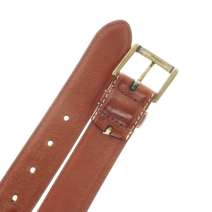 [Used] Polo Ralph Lauren Leather Belt Brown [32/80] [Condition Rank C] [Men&