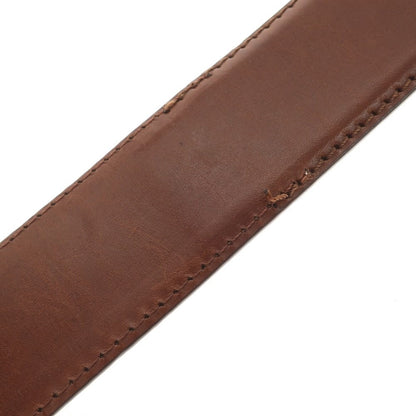 [Used] Guercilena Leather Double Ring Belt Brown [30] [Condition Rank C] [Men&