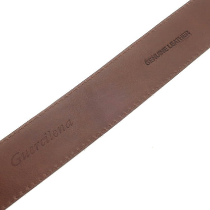 [Used] Guercilena Suede Leather Double Ring Belt Dark Brown [30] [Condition Rank C] [Men&