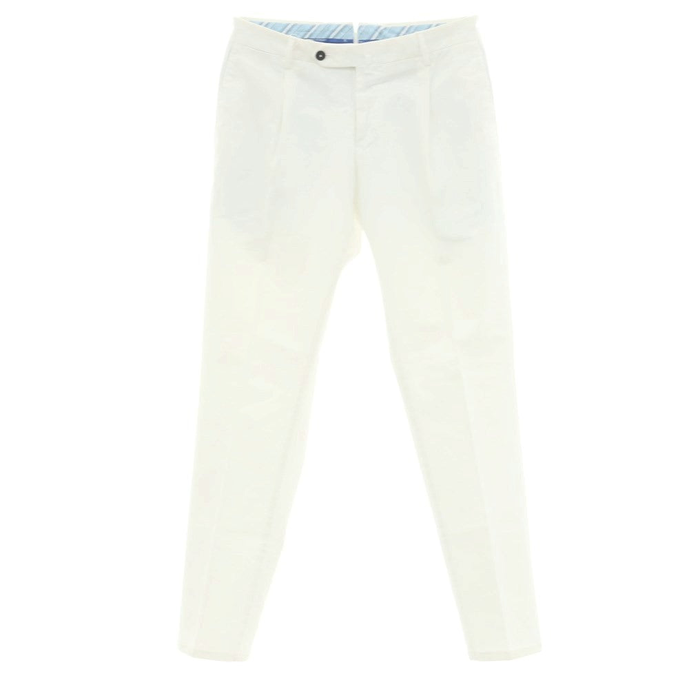 [Used] PT TORINO Stretch Cotton Casual Slacks Pants Off White [44] [Condition Rank B] ​​[Men&