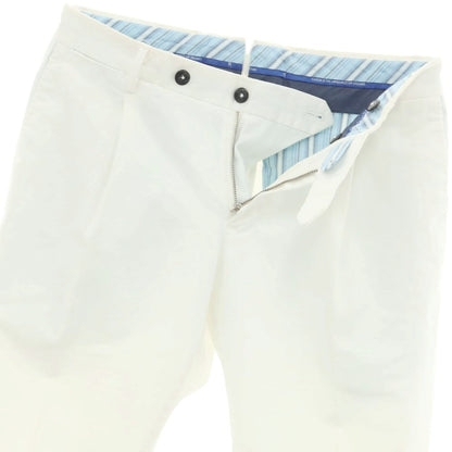 [Used] PT TORINO Stretch Cotton Casual Slacks Pants Off White [44] [Condition Rank B] ​​[Men&