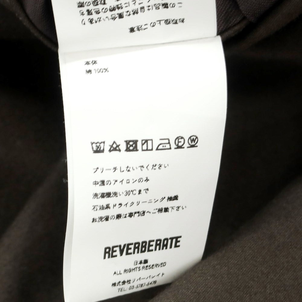 [Used] [Unused] REVERBERATE Cotton All-in-One Jumpsuit Charcoal [38] [Condition Rank S] [Men&