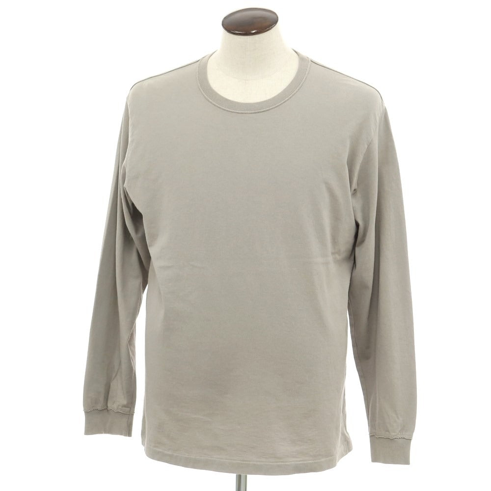 [Used] tone 2024 Spring/Summer Cotton Pullover Long Sleeve T-Shirt Greige [Size 3] [GRY] [S/S/A/W] [Condition Rank B] ​​[Men&