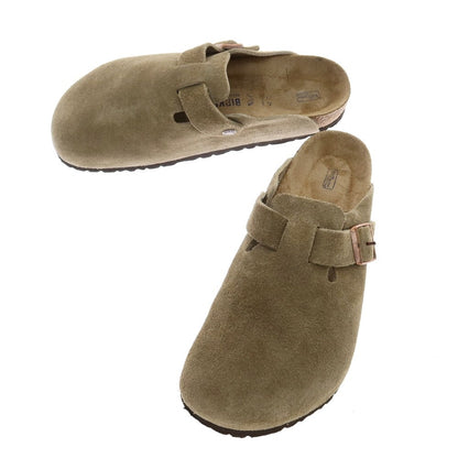 【中古】ビルケンシュトック BIRKENSTOCK ボストン スエード サンダル トープ【 41 】【 状態ランクC 】【 メンズ 】