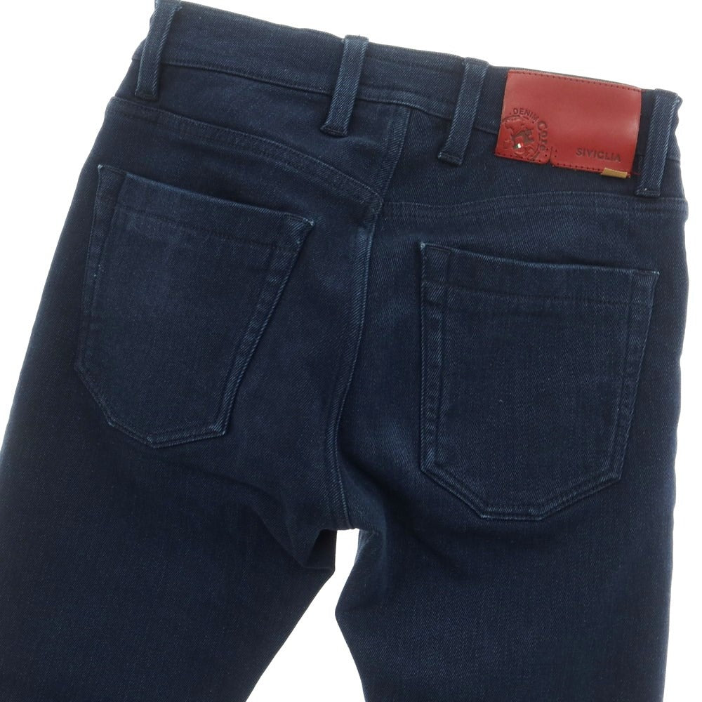 [Used] SIVIGLIA Jersey Denim Pants Jeans Navy [28] [Condition Rank C] [Men&