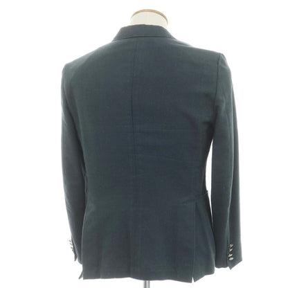 [Used] TONELLO Cotton Wool Mohair Casual Jacket Dark Green x Navy [48] [Condition Rank C] [Men&