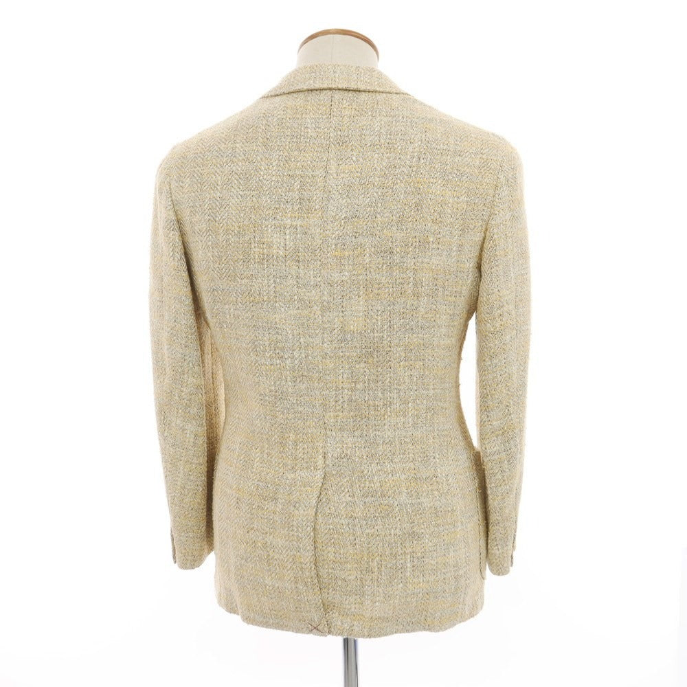 [Used] Ernesto GFB Silk Cotton Casual Jacket Beige x Yellow x White [46] [Condition Rank A] [Men&