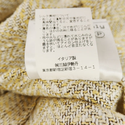 [Used] Ernesto GFB Silk Cotton Casual Jacket Beige x Yellow x White [46] [Condition Rank A] [Men&