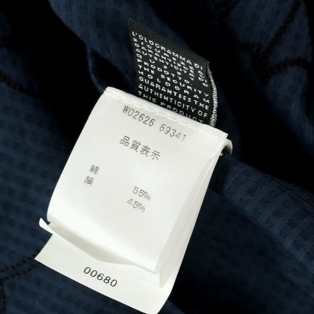 [Used] Just Cavalli Cotton Silk Regular Collar Casual Shirt Navy x Black [Size 48] [NVY] [S/S/A/W] [Condition Rank A] [Men&