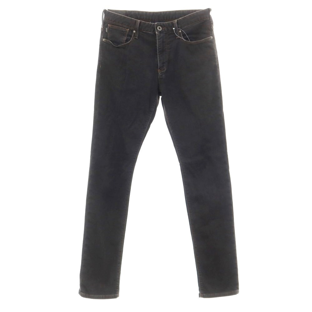 【中古】アルマーニ ジーンズ ARMANI JEANS ジャージー デニムパンツ ジーンズ ブラック系【 29 】【 状態ランクC 】【 メンズ 】