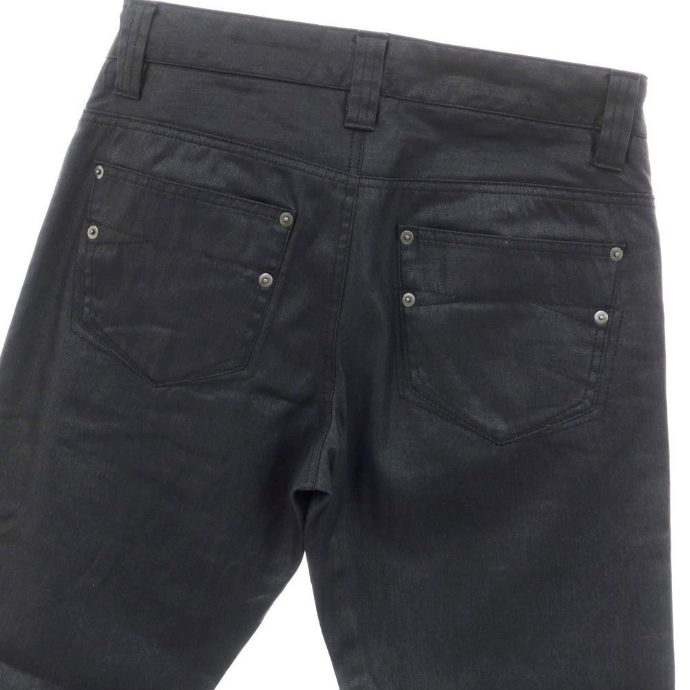 [Used] EPOCA UOMO Coated Cotton 5 Pocket Pants Black [44] [Condition Rank C] [Men&