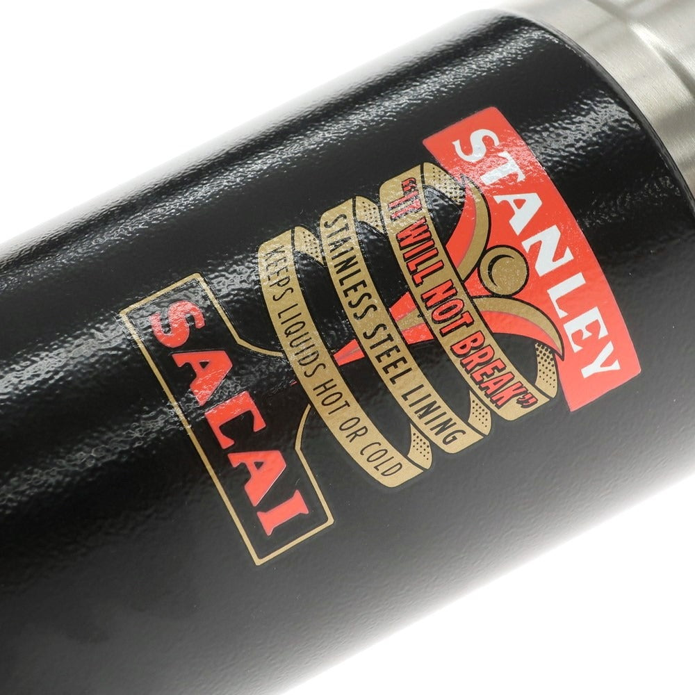 [Used] Sacai x STANLEY Stainless Steel Tumbler Black x Silver [Condition Rank A] [Men&