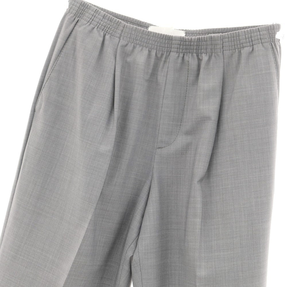 [Used] CellarDoor Stretch Polyester Wool Easy Slacks Pants Light Gray [48] [Condition Rank C] [Men&