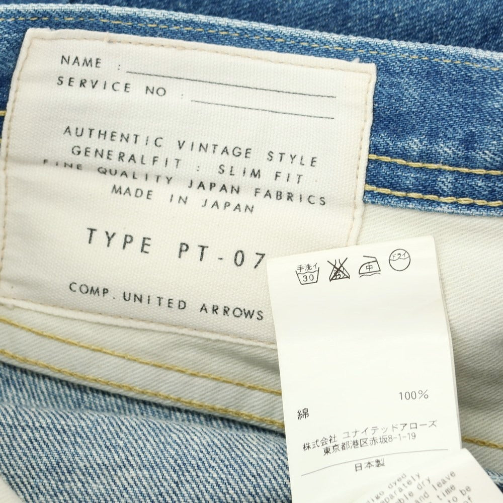 [Used] UNITED ARROWS Selvedge Denim Pants Jeans Blue [28] [Condition Rank B] ​​[Men&