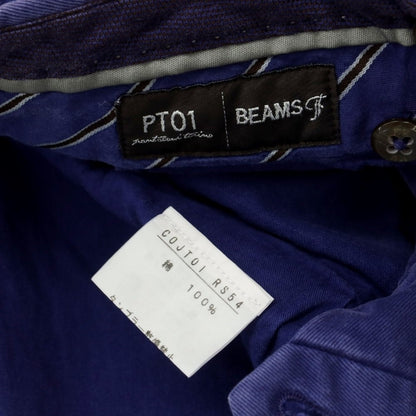 [Used] PT01 BEAMS F Custom Cotton Casual Slacks Pants Purple [44] [Condition Rank C] [Men&