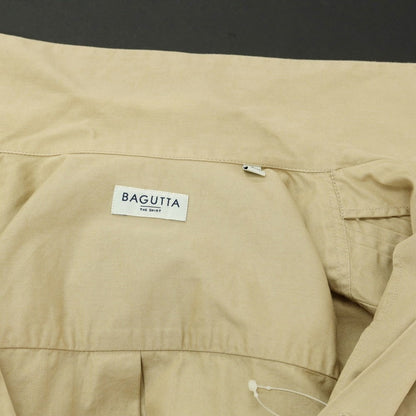 [Used] Bagutta Cotton Open Collar Short Sleeve Shirt Beige [Size XS] [BEI] [S/S] [Condition Rank B] ​​[Men&