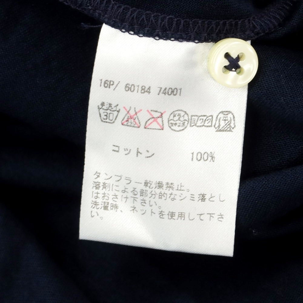 【中古】グランサッソ GRAN SASSO コットン ヘンリーネック 半袖Ｔシャツ ネイビー【サイズ44】【NVY】【S/S】【状態ランクB】【メンズ】【759283】
[APD]