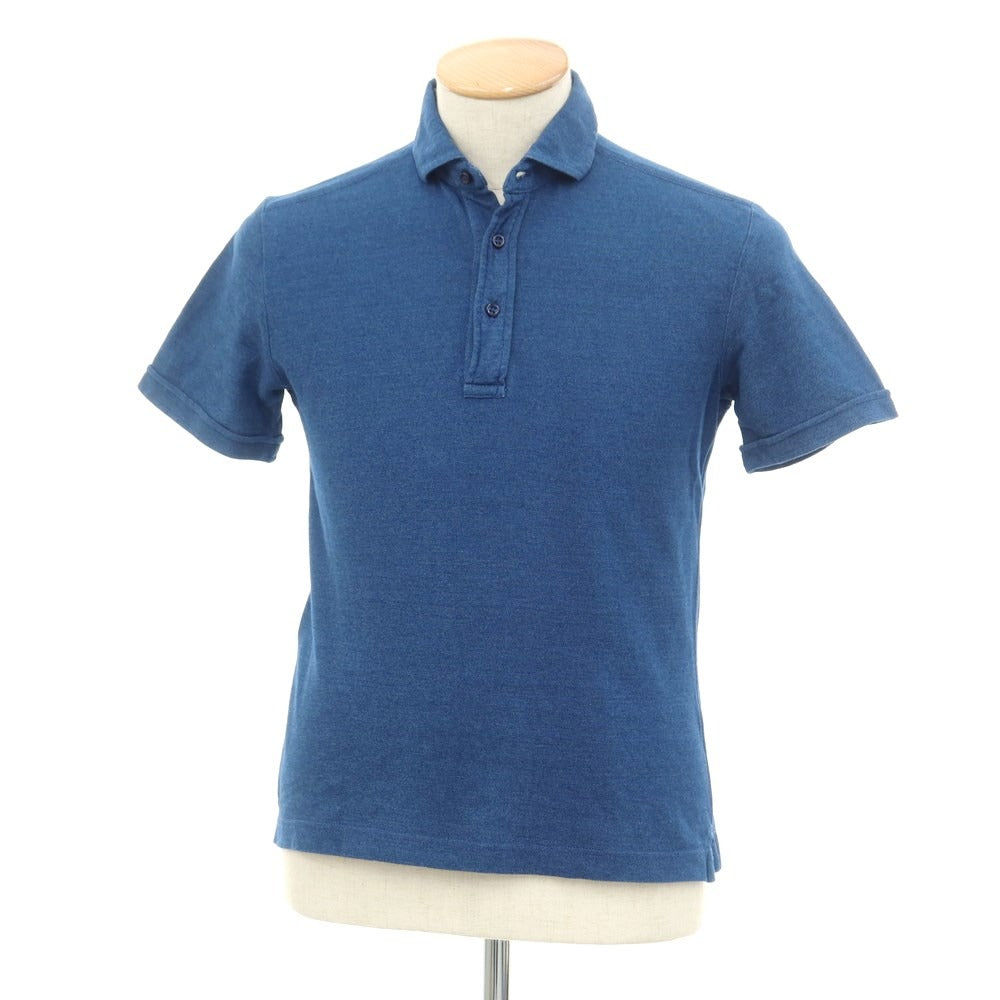 [Used] GUY ROVER Cotton Pique Short Sleeve Polo Shirt Dark Blue [Size XS] [BLU] [S/S] [Condition Rank C] [Men&